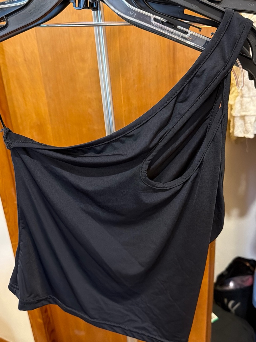 Othr Black One-Shoulder Tank Top